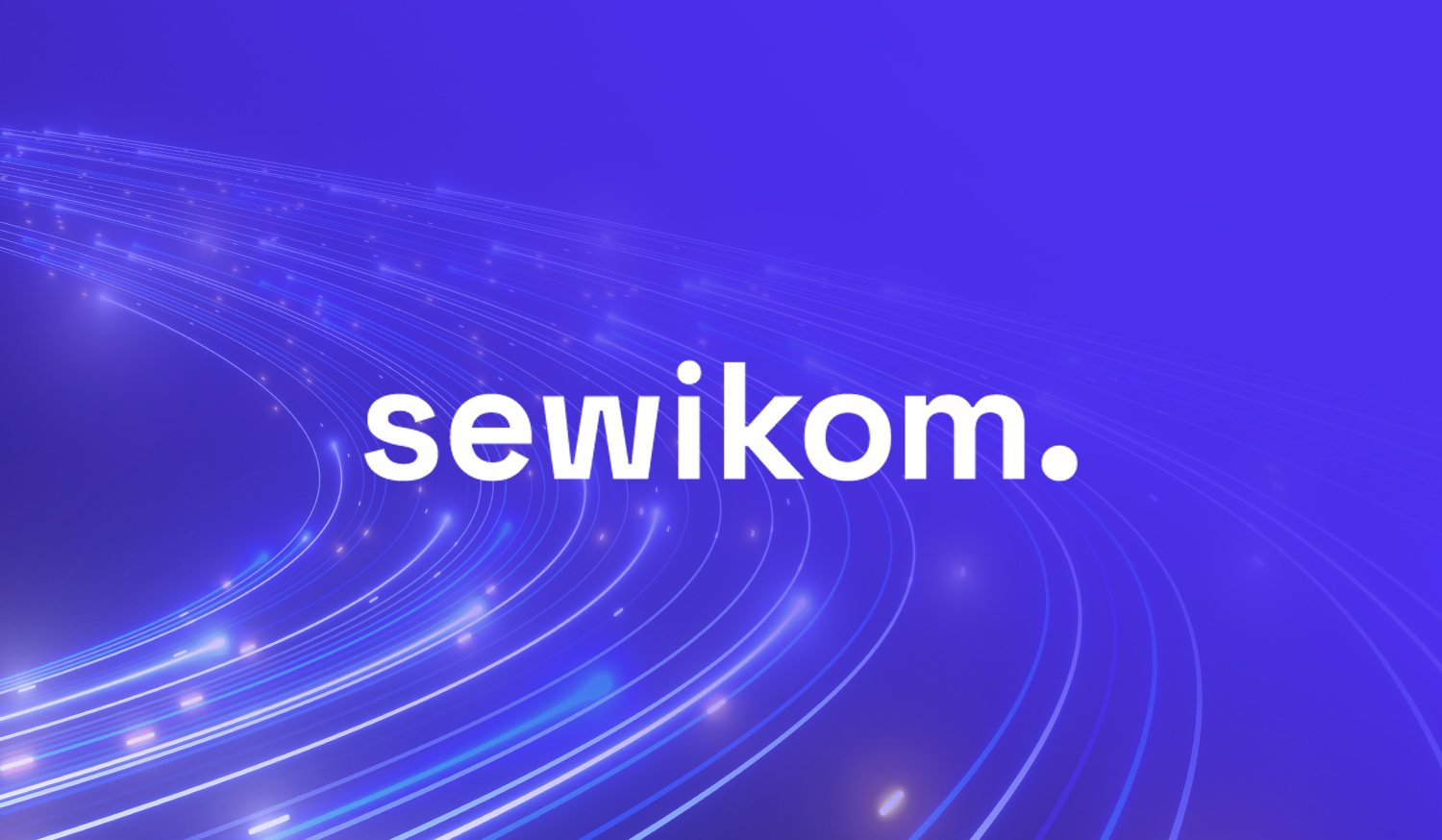 Glasfaser mit Sewikom